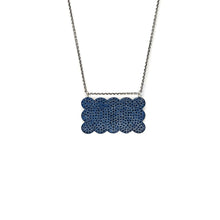 Load image into Gallery viewer, Blue Sapphire Cloud Necklace