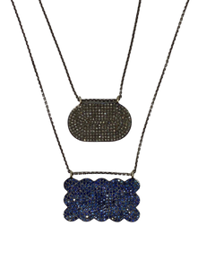 Blue Sapphire Cloud Necklace